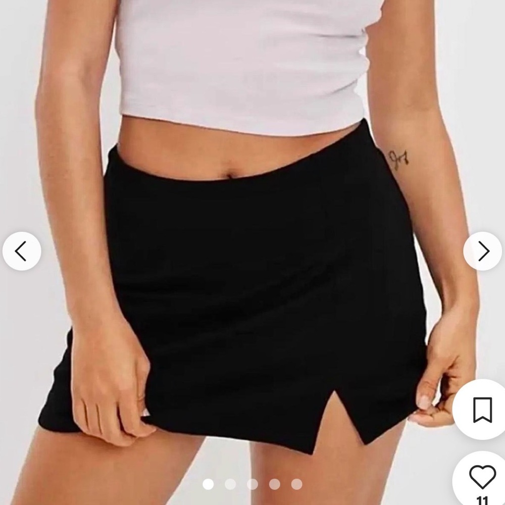NWT American eagle outfitters black mini skirt XS